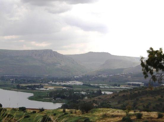 Mount of Beatitudes near the Sea of Galilee