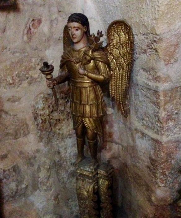 statues and artwork in the Monastery of the Cross in Jerusalem statues and artwork in the Monastery of the Cross in Jerusalem