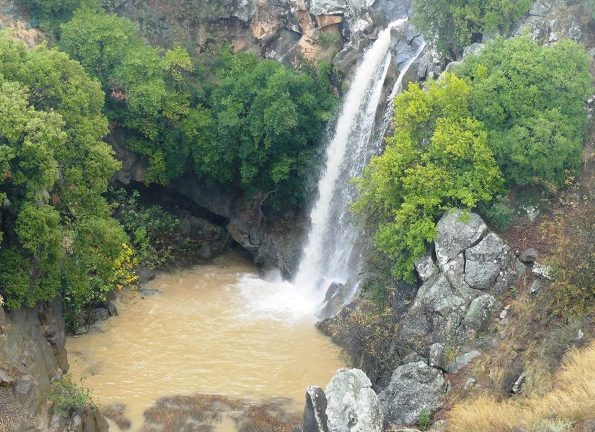 Banias waterfall in north Israel