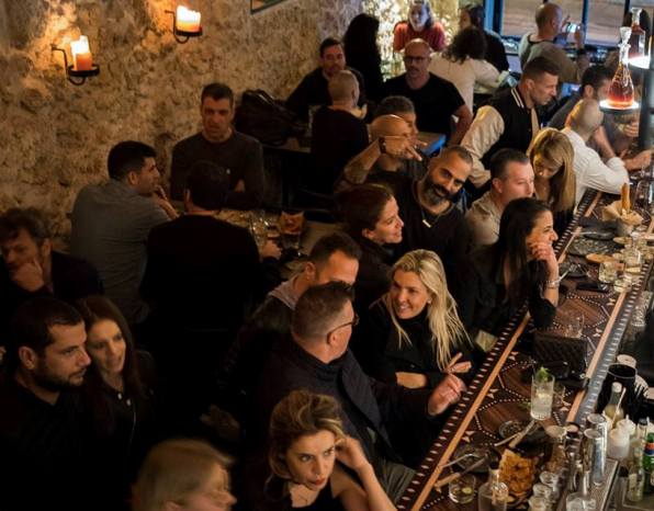 Leyla Tel Aviv Bar near the Yemenite Orchard neighborhood (Kerem HaTeimanim)