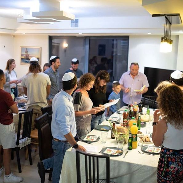 Betzavta dining experience on Friday night at an Israeli home for Kiddush, the traditional Sabbath blessing Betzavta dining experience on Friday night at an Israeli home for Kiddush, the traditional Sabbath blessing