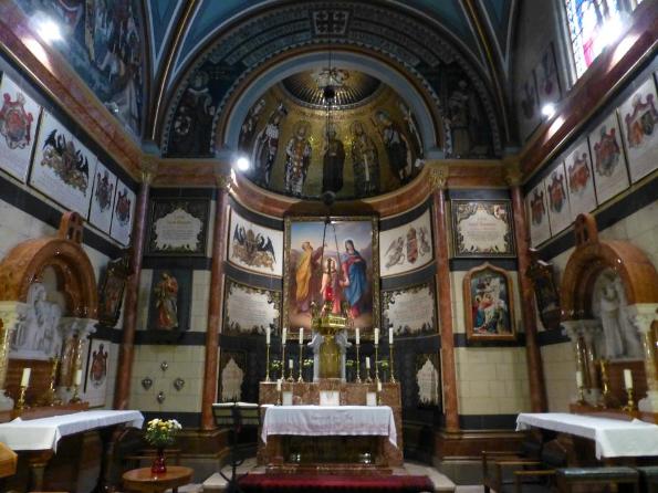 the chapel at the Austrian Hospice in the Old City of Jerusalem