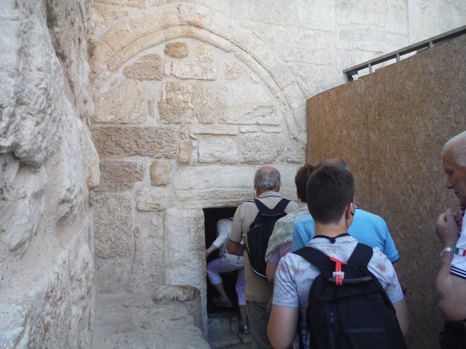 the Door of Humility entering the Church of the Nativity the Door of Humility entering the Church of the Nativity