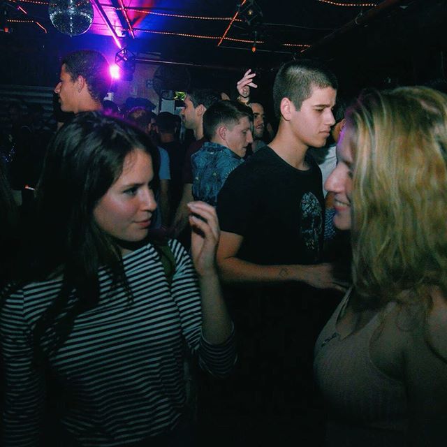 my niece Ella and friend at the Pasaz Club on Allenby Street in Tel Aviv my niece Ella and friend at the Pasaz Club on Allenby Street in Tel Aviv