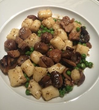 Mushroom Gnocchi at Herbert Samuel Best Restaurants in Israel