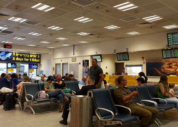 Sde Dov Airport in Tel Aviv was cozy and efficient