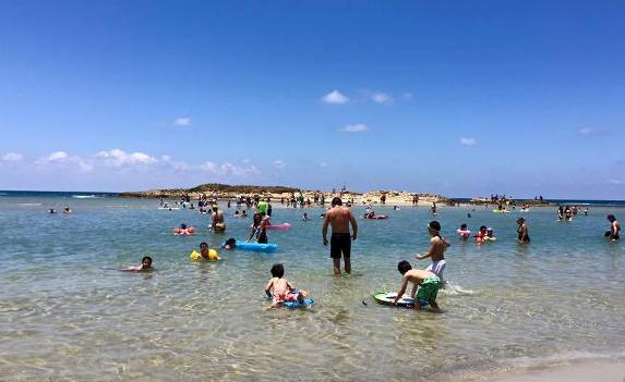 Dor Habonim Beach. One of the best family-oriented Israel beaches