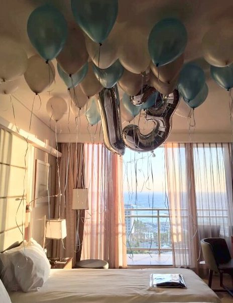 hotel room greeting bar mitzvah israel event planning