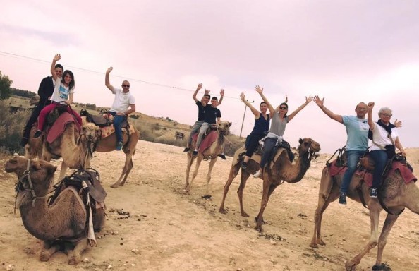 planning fun activities in Israel such as camel trekking