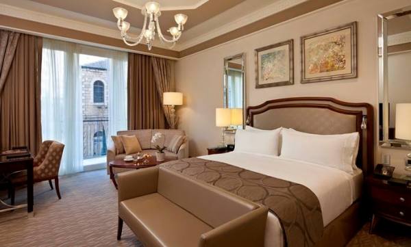 room at the Waldorf Astoria hotel in Jerusalem room at the Waldorf Astoria hotel in Jerusalem