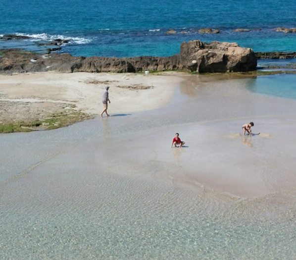 The beaches at Achziv Nature Reserve in the north of Israel are my personal favorite in Israel