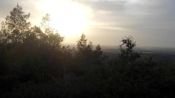 Israel National Trail Mitzpe Messuah viewpoint
