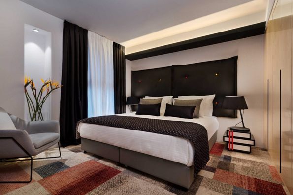 bedrooms at the 21st Floor 360 Suitop Boutique Hotel in Jerusalem bedrooms at the 21st Floor 360 Suitop Boutique Hotel in Jerusalem