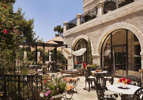 garden at the Villa Brown Boutique Hotel in Jerusalem garden at the Villa Brown Boutique Hotel in Jerusalem