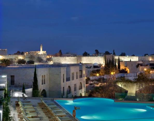 view of the Tower of David from the David Citadel Hotel in Jerusalem view of the Tower of David from the David Citadel Hotel in Jerusalem