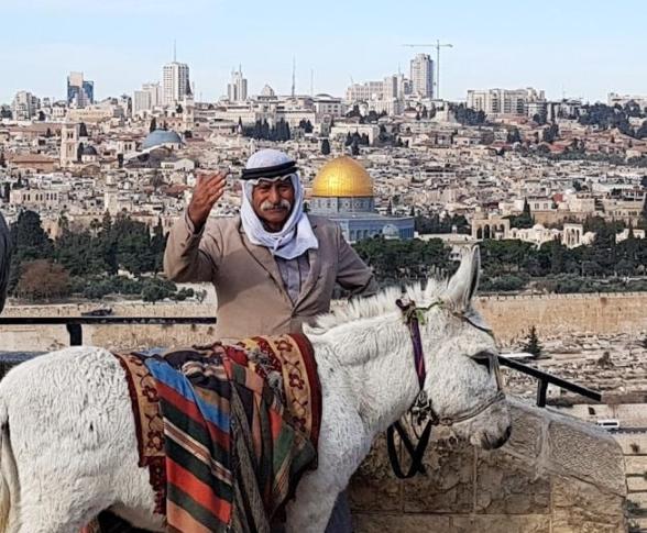 view of Jerusalem from the Mount of Olives