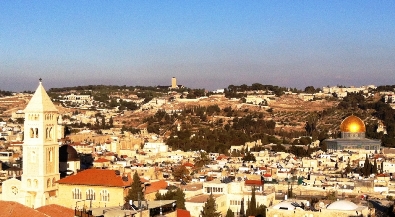 Vista of the Holy Sites of Jerusalem