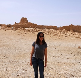 Joanne Ho on GoTelAviv Masada Tour with Levi