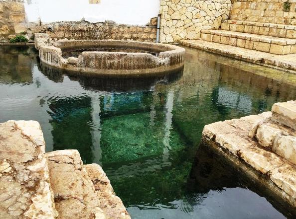 the Kidron Valley and River runs from Jerusalem through the Judean Desert to the Dead Sea