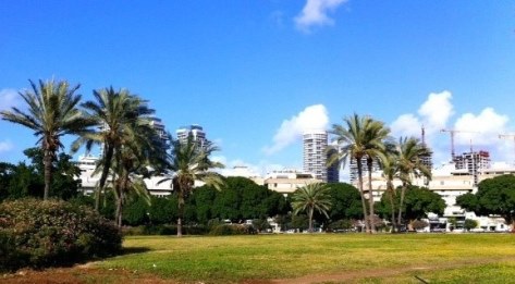 Kikar Hamedina in Tel Aviv. Not just for posh shopping but a fun, green oasis!