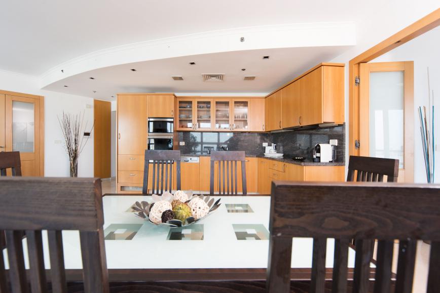 Luxury 2 bedroom Isrotel vacation apartment - kitchen and dining area Luxury 2 bedroom Isrotel vacation apartment - kitchen and dining area