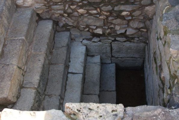 Mikveh, a traditional ritual bath house at Magdala Migdal Israel Mikveh, a traditional ritual bath house at Magdala Migdal Israel