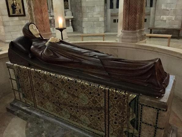 the Virgin Mary going to sleep at the Dormition Abbey on Mount Zion in Jerusalem the Virgin Mary going to sleep at the Dormition Abbey on Mount Zion in Jerusalem
