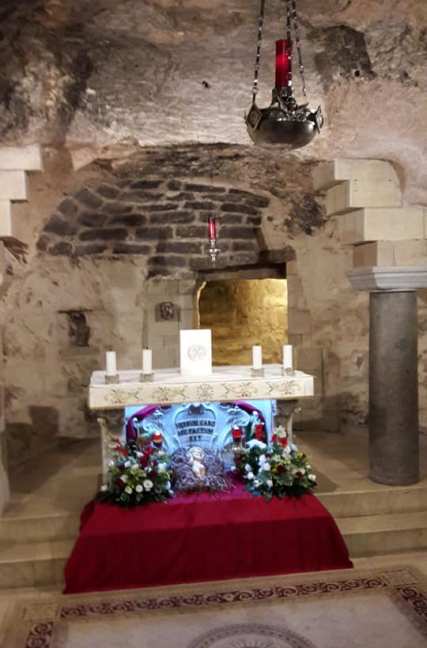 Underground level at Annunciation Church in Nazareth Underground level at Annunciation Church in Nazareth