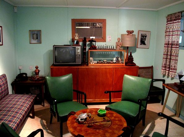 Modest desert home of Ben Gurion, Israel's first Prime Minister. At Sde Boker in the Negev Desert in Israel