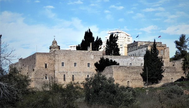 view of the Monastery of the Cross in Jerusalem view of the Monastery of the Cross in Jerusalem