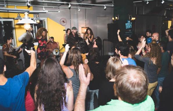 music and parties at the Post Hostel in Jerusalem