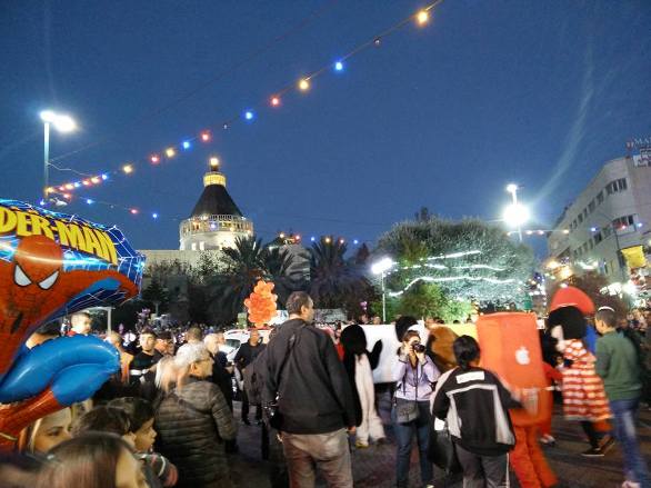 Christmas Eve at Nazareth near the Anunciation Church Christmas Eve at Nazareth near the Anunciation Church