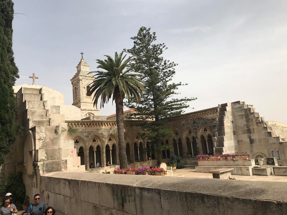 the beautiful Paster Noster Monastery and Church on Mount Olives in Jerusalem the beautiful Paster Noster Monastery and Church on Mount Olives in Jerusalem