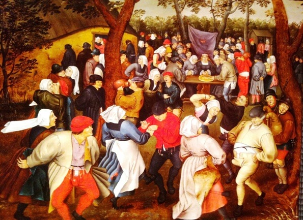 Pieter Brueghel the Younger painting The Outdoor Wedding at the Tel Aviv Museum of Art Pieter Brueghel the Younger painting The Outdoor Wedding at the Tel Aviv Museum of Art