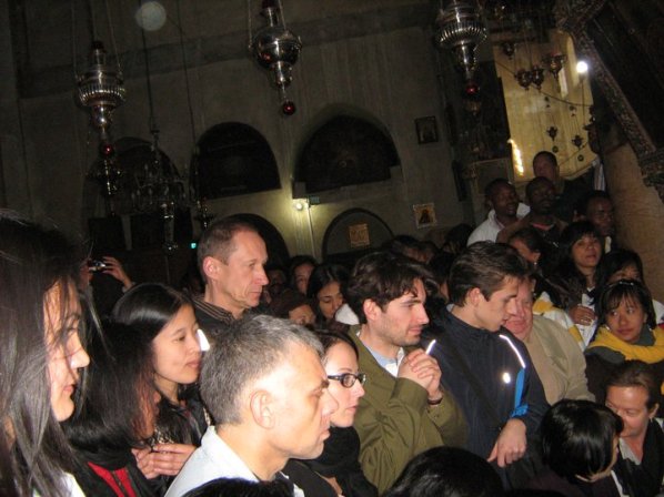 visitors to the Church of Nativity Bethlehem visitors to the Church of Nativity Bethlehem