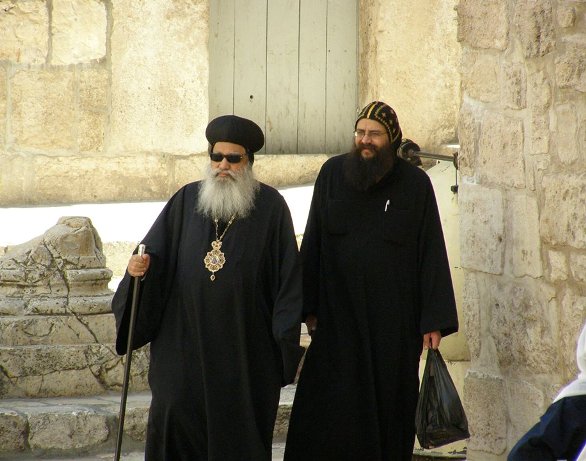 Priests in Jerusalem on Christmas Priests in Jerusalem on Christmas