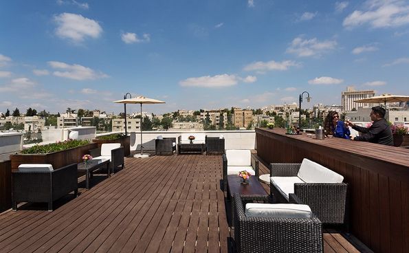 rooftop lounge at the Prima Royale Hotel in Jerusalem rooftop lounge at the Prima Royale Hotel in Jerusalem