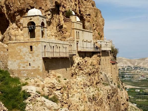 Quarantel Monastery on Mount Temptation near Jericho