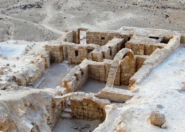 Roman Villa at Ein Avdat in the Negev, Israel