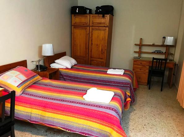 room at St. George's guesthouse in Jerusalem