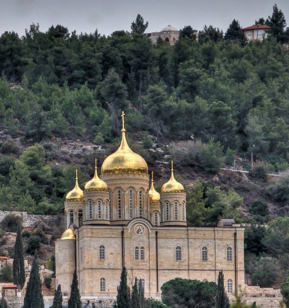 Russian Orthodox church and Gorny Convent in Ein Kerem Russian Orthodox church and Gorny Convent in Ein Kerem