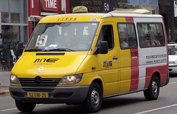 Sherut Shared Taxi Service in Tel Aviv Sherut Shared Taxi Service in Tel Aviv