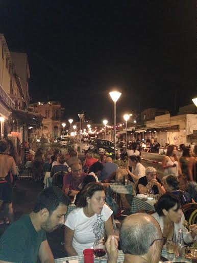 nightlife on a summer night in the Jaffa Flea Market - Shuk Hapishpishim