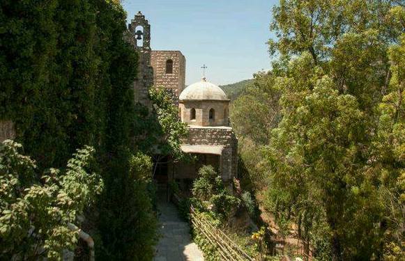 alley near St Johns Church in Ein Kerem Jerusalem Hills Christain Sites in Israel