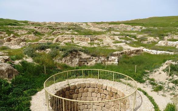 Tel Arad in the Israeli desert