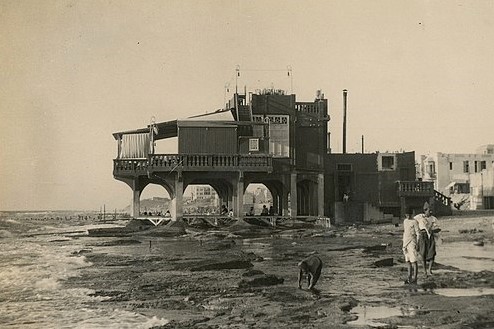 Tel Aviv's first ever seaside restaurant called Galei Aviv or simple the 'Casino" Tel Aviv's first ever seaside restaurant called Galei Aviv or simple the 'Casino"