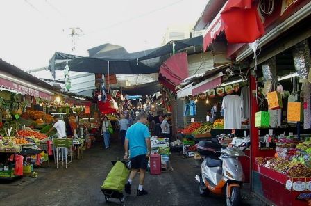 strolling and shopping in Carmel Market Tel Aviv