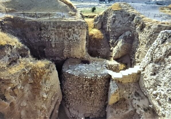 the most ancient city walls and tower ever discovered in the world are here at Jericho the most ancient city walls and tower ever discovered in the world are here at Jericho