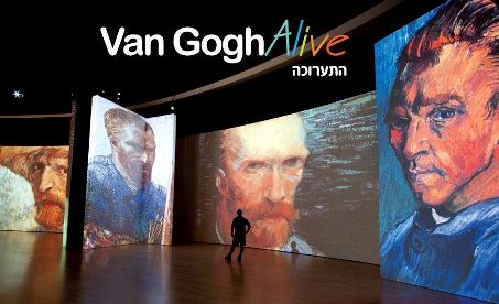 entertainment in tel aviv art exhibition van gogh alive 