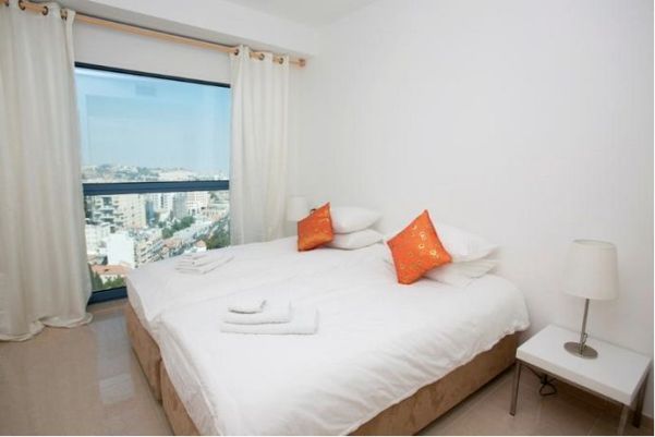 bedroom with a great view at the Windows of Jerusalem Hotel bedroom with a great view at the Windows of Jerusalem Hotel